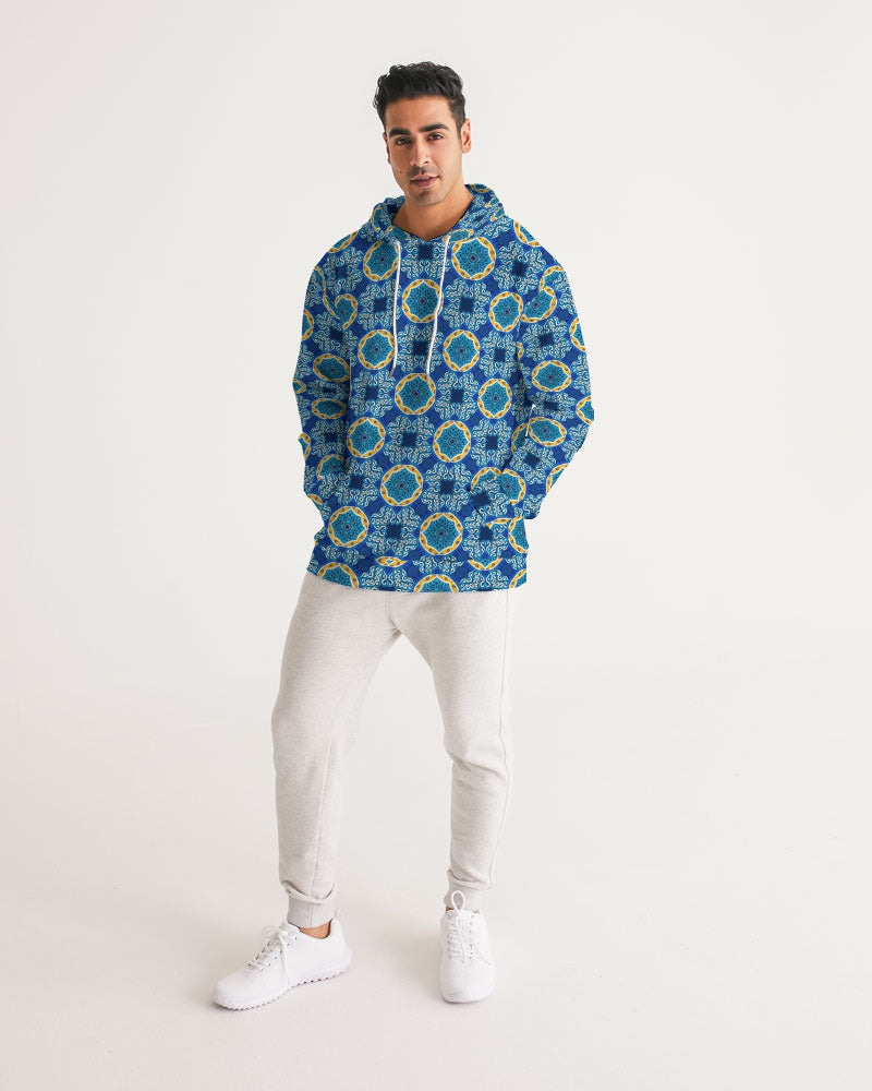 Blue Mosaic Men's Hoodie