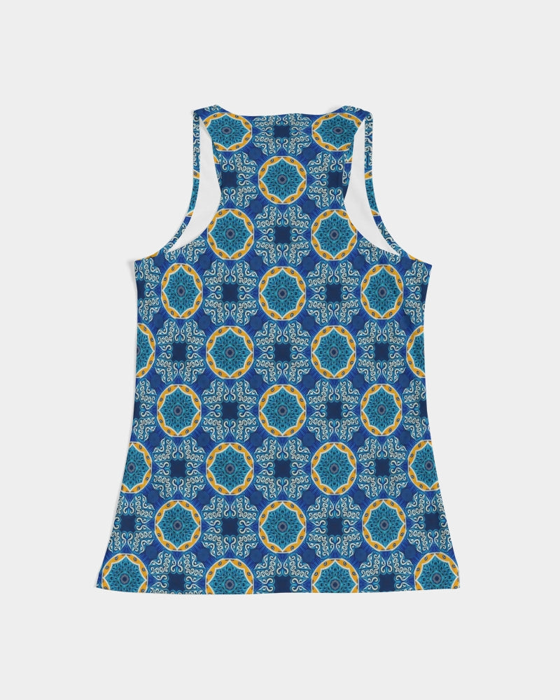 Blue Mosaic Women's Tank