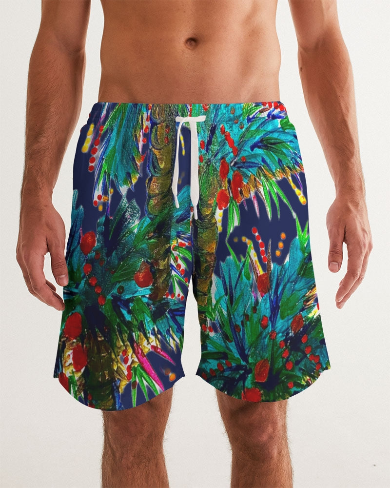 Palm Tree Oasis Men's Swim Trunk