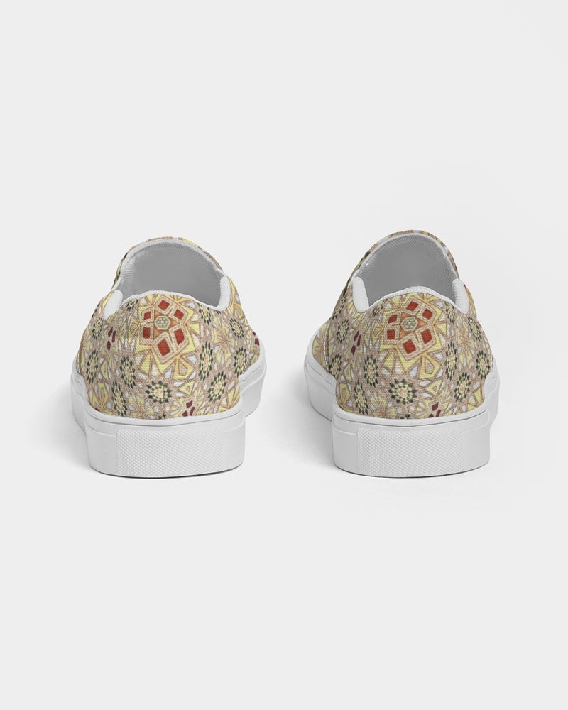 Islamic Geometric Design Women's Slip-On Canvas Shoe