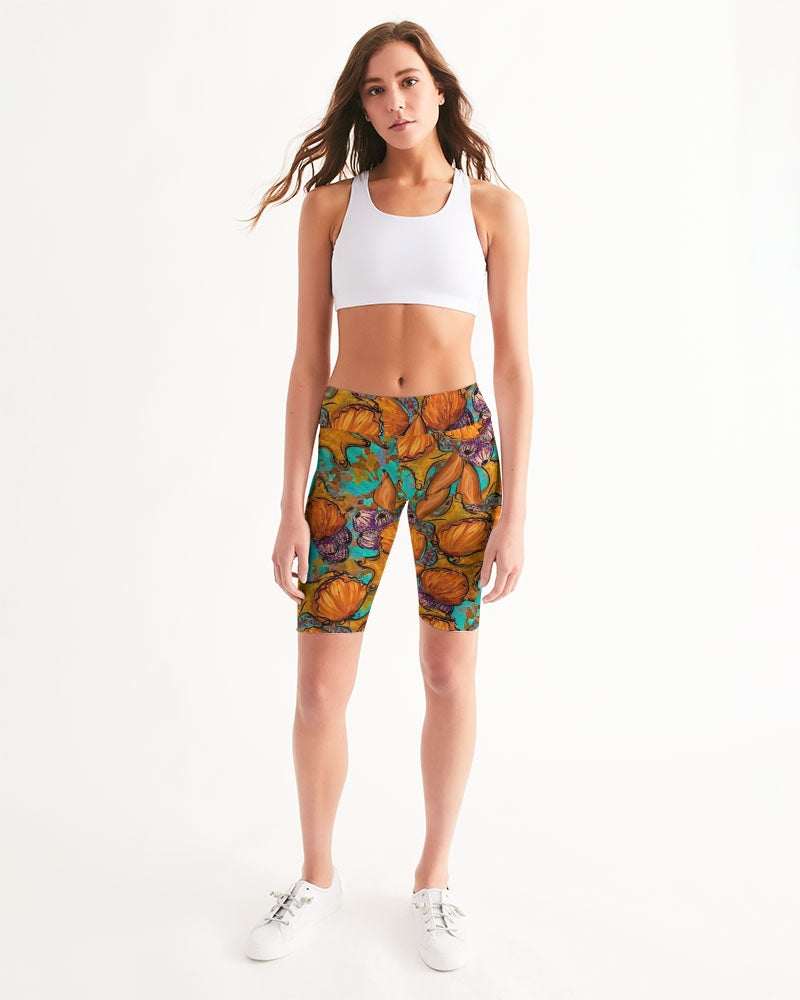 Starfish Women's Mid-Rise Bike Shorts