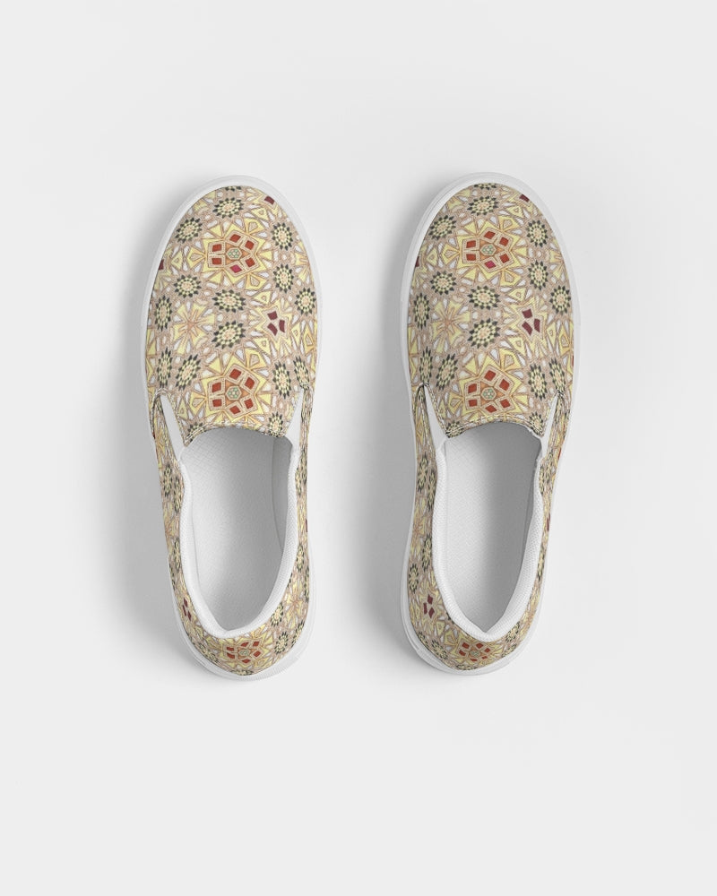 Islamic Geometric Design Women's Slip-On Canvas Shoe