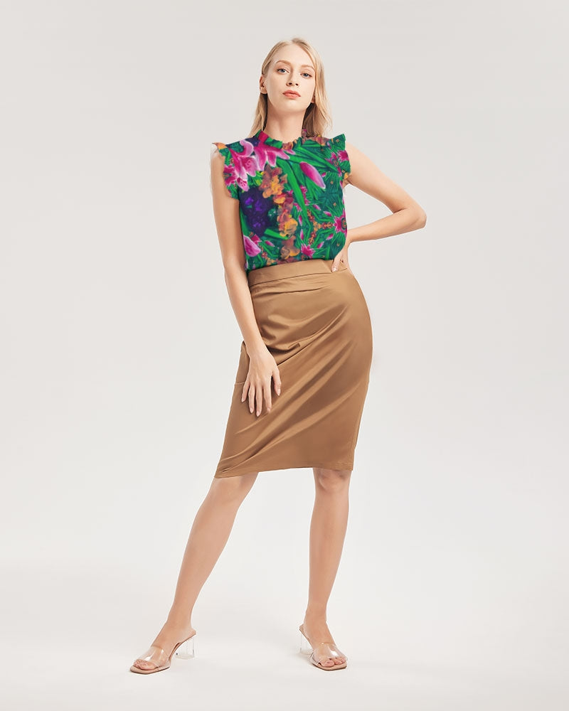 Stargazing Women's Ruffle Sleeve Top