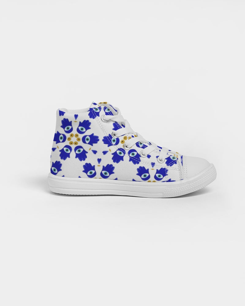 Hamsa - Hand of Fatima Kids Hightop Canvas Shoe