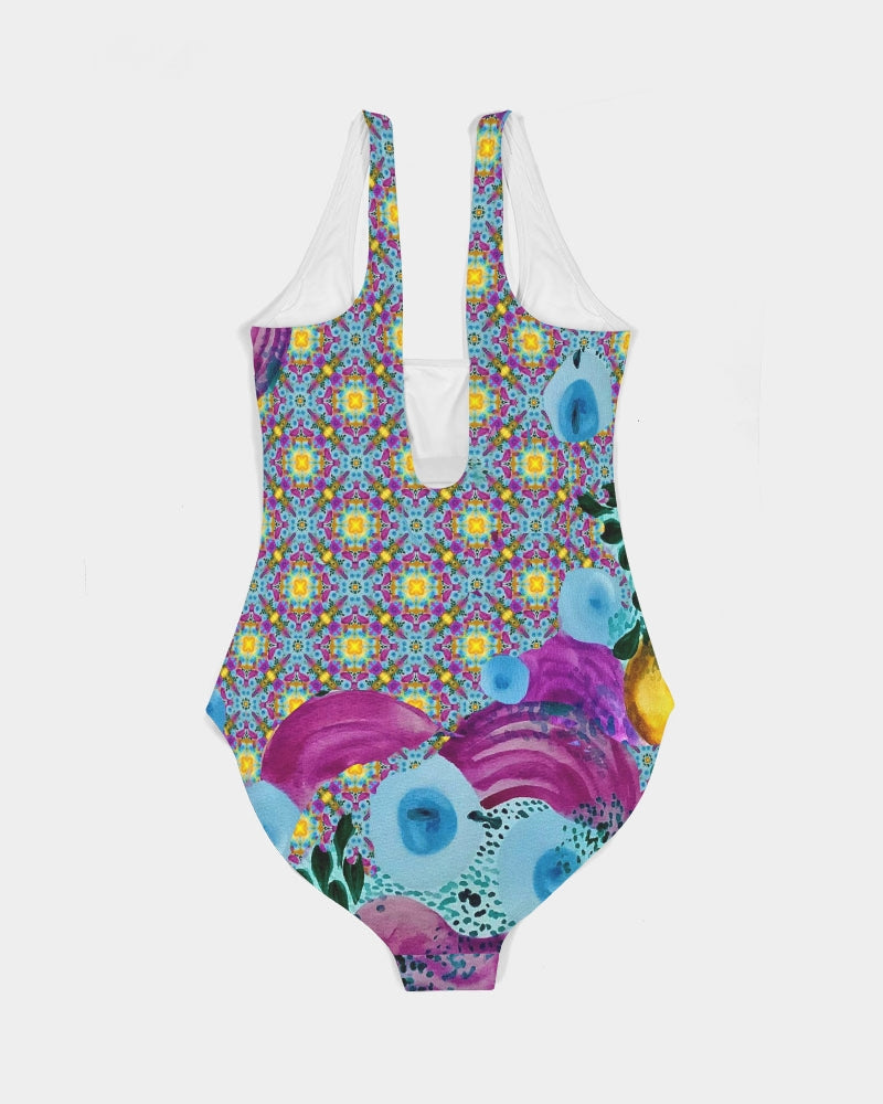 Watercolor Wonderland Women's One-Piece Swimsuit