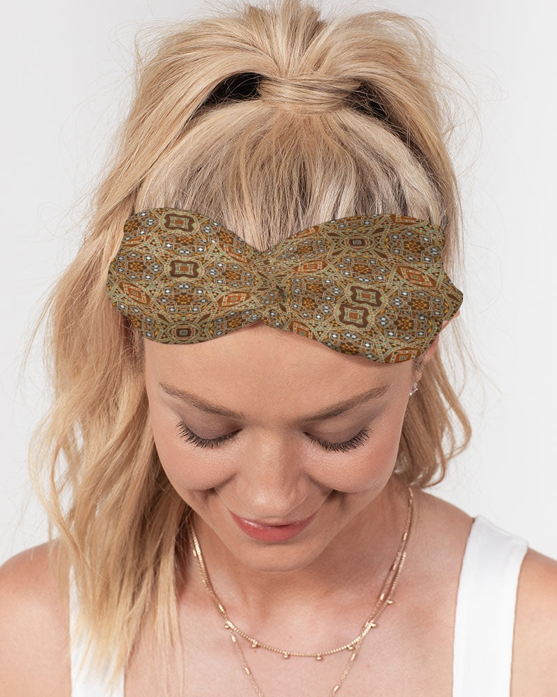 Syrian Mosaic Twist Knot Headband Set