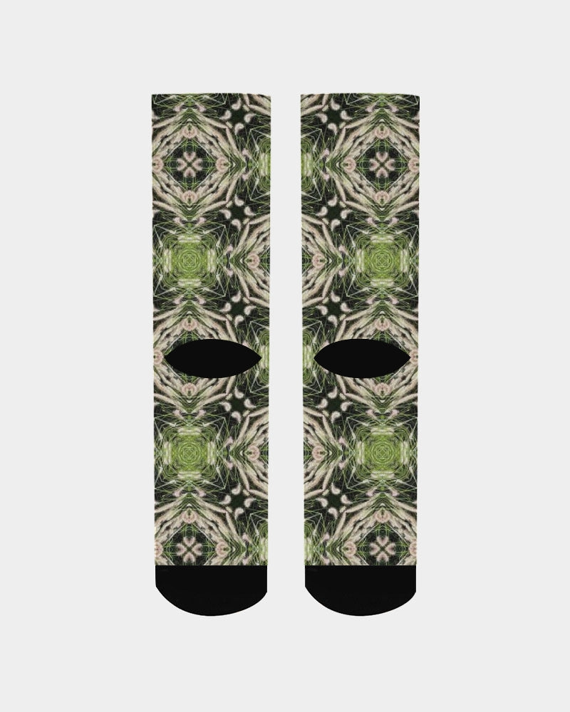 Green Kaleidoscope Men's Socks
