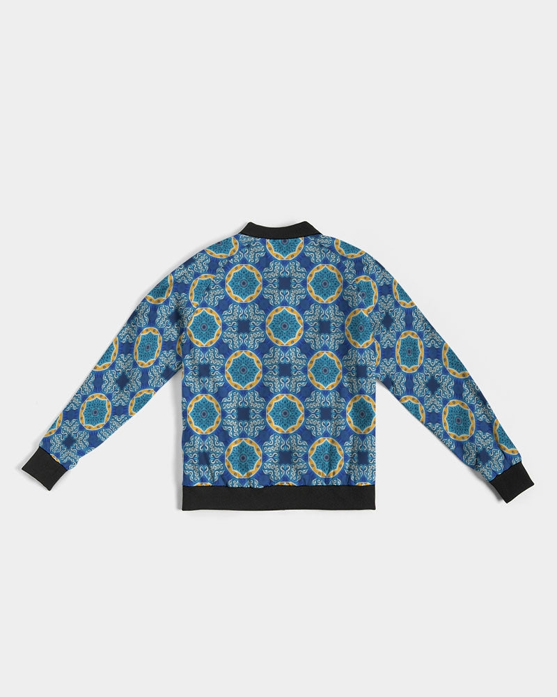 Blue Mosaic Women's Bomber Jacket