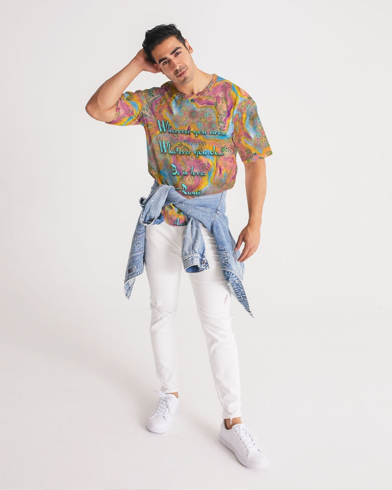 Around the world Men's Premium Heavyweight Tee