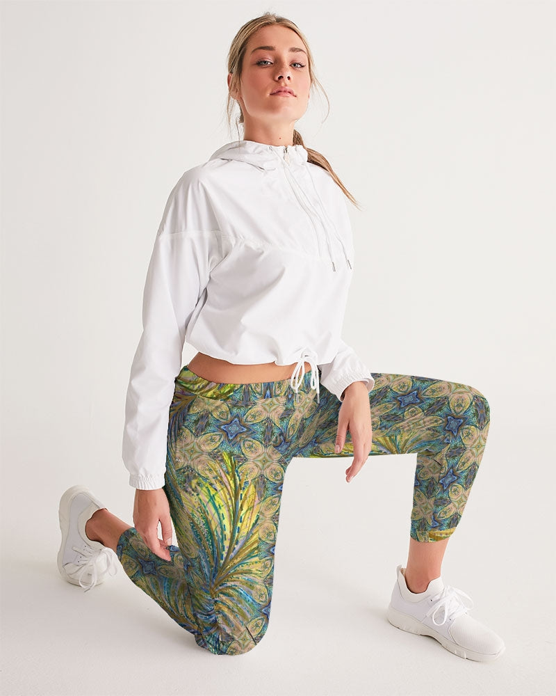 Yellow Wisps Mosaic Women's Track Pants
