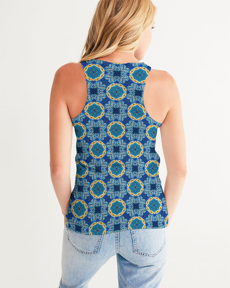 Blue Mosaic Women's Tank