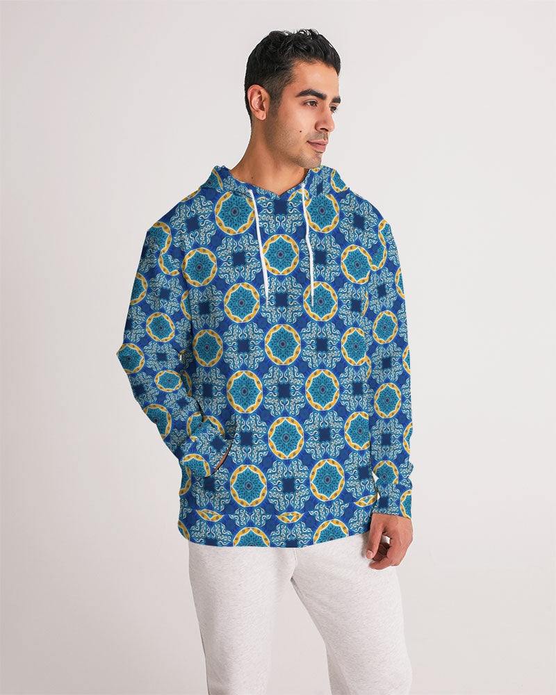 Blue Mosaic Men's Hoodie