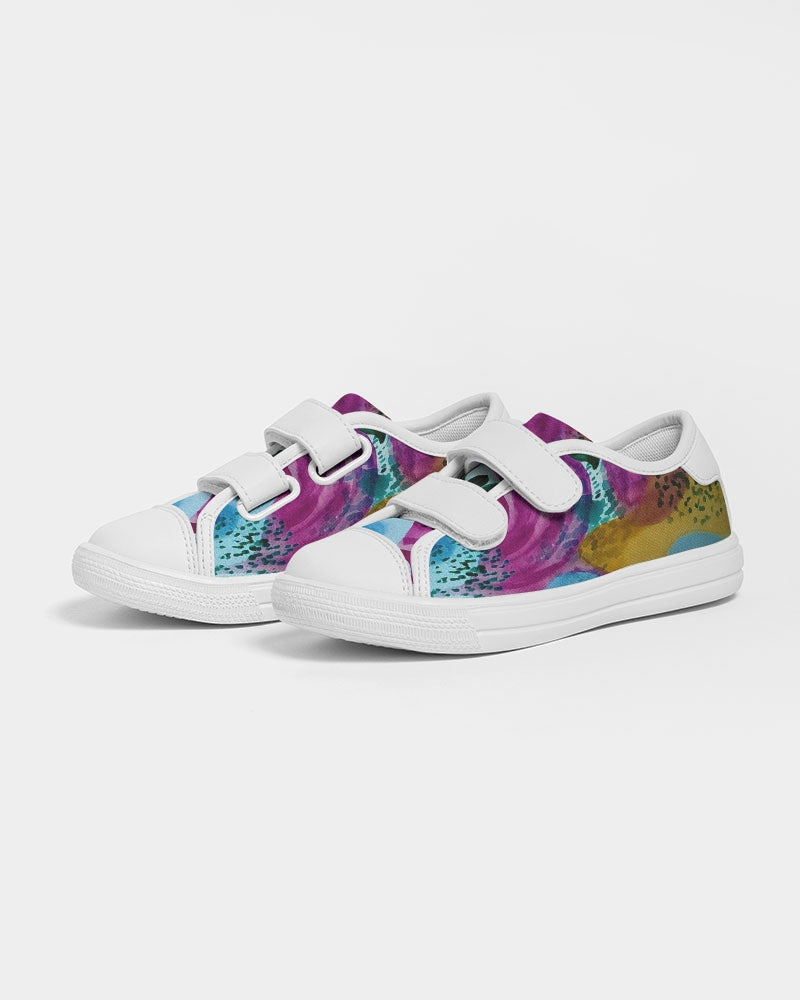 Watercolor Wonderland Kids Velcro Sneaker