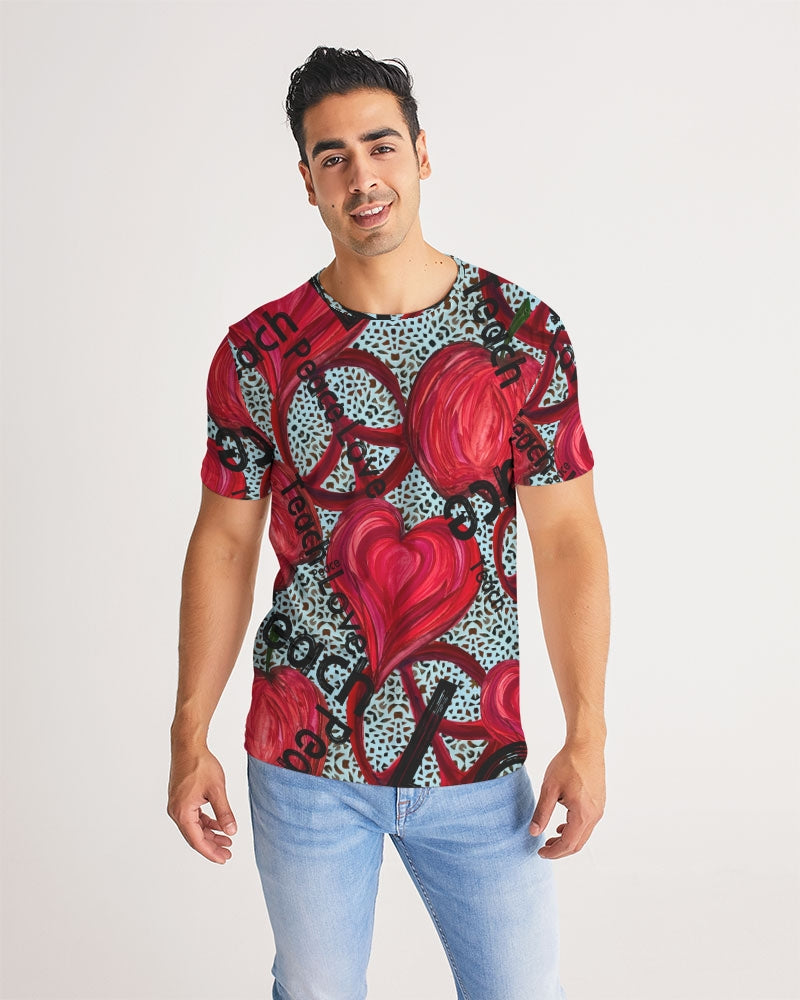 Love, Peace, Teach Men's Tee
