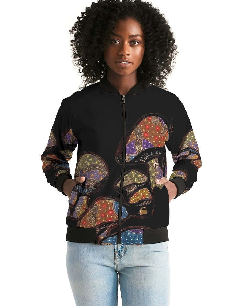 Mushrooms are Magic! Women's Bomber Jacket