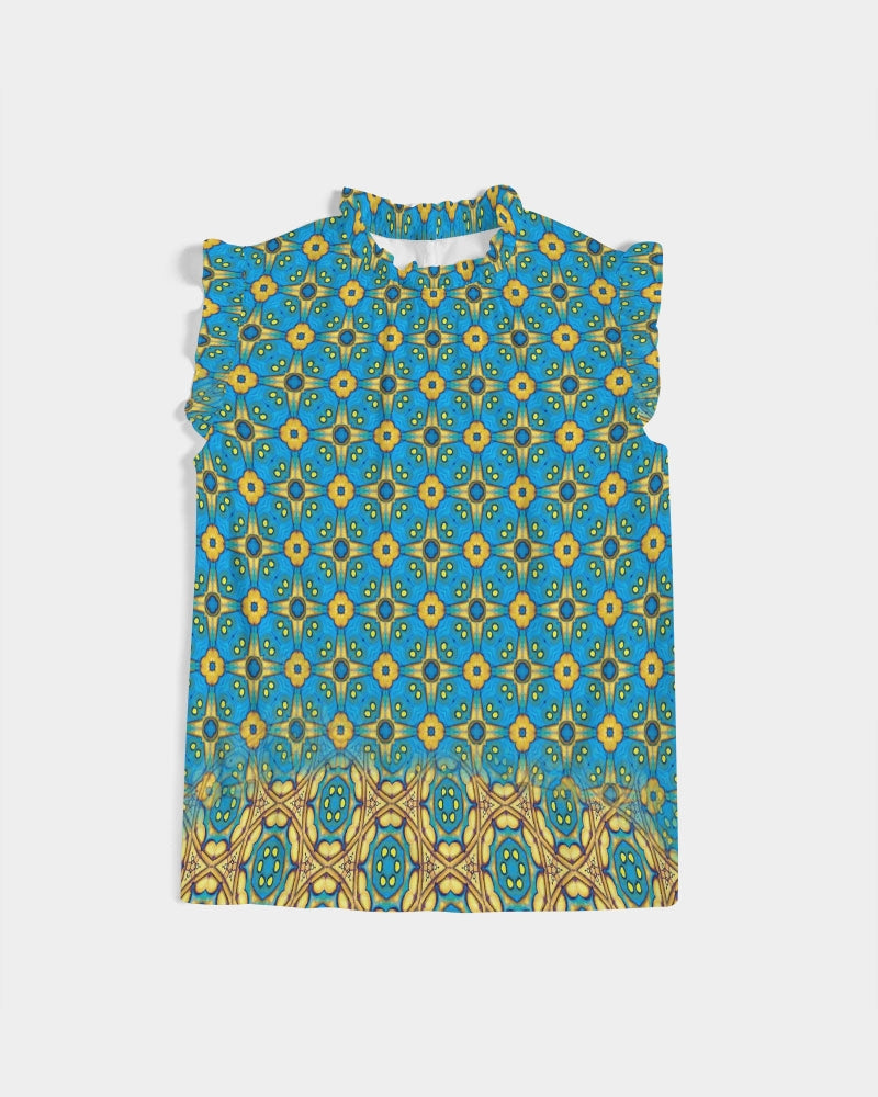 Jerusalem Sunshine Women's Ruffle Sleeve Top