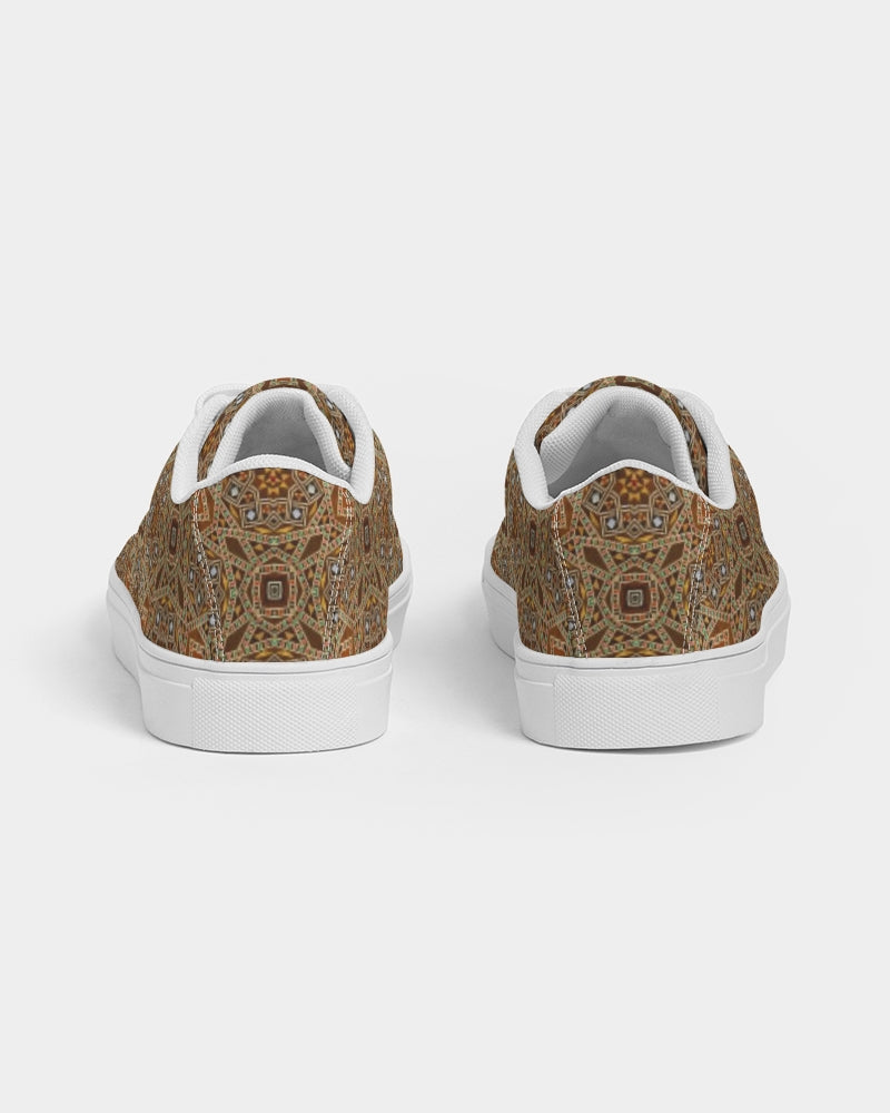 Syrian Mosaic Men's Faux-Leather Sneaker