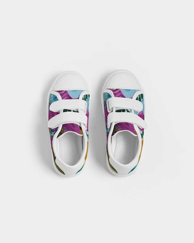Watercolor Wonderland Kids Velcro Sneaker