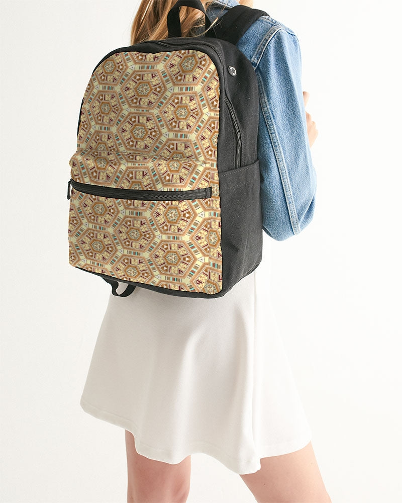 Middle Eastsern Mosaic Small Canvas Backpack