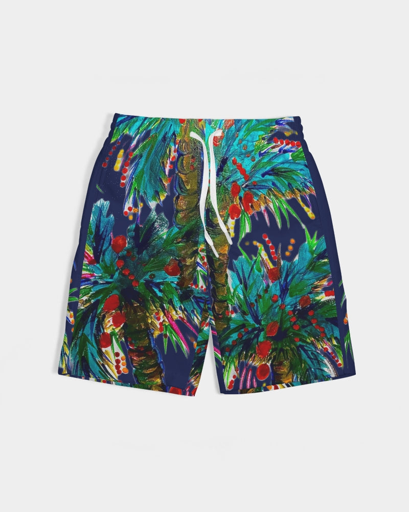 Palm Tree Oasis Boys Swim Trunk