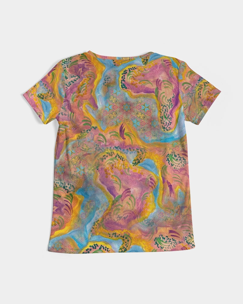 Around the world Women's V-Neck Tee