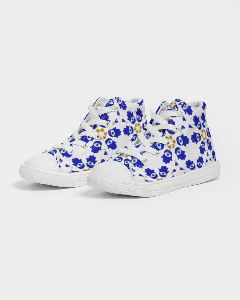 Hamsa - Hand of Fatima Kids Hightop Canvas Shoe