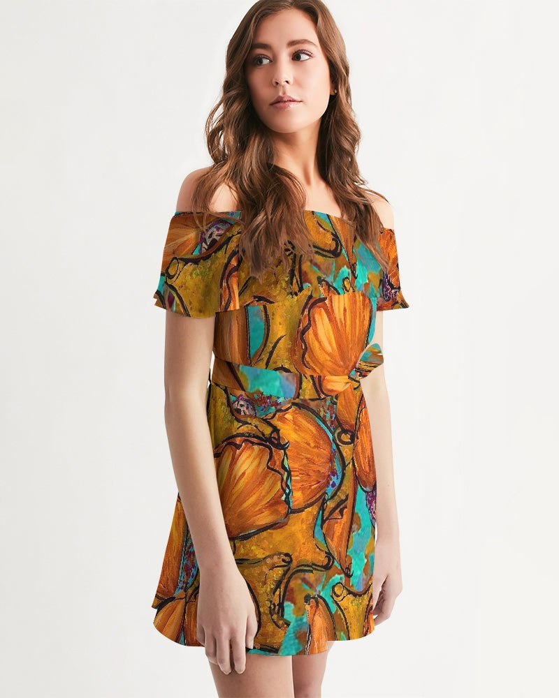 Starfish Women's Off-Shoulder Dress