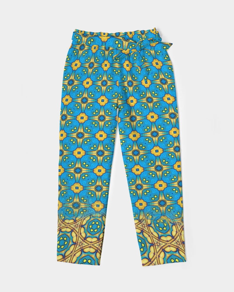 Jerusalem Sunshine Women's Belted Tapered Pants