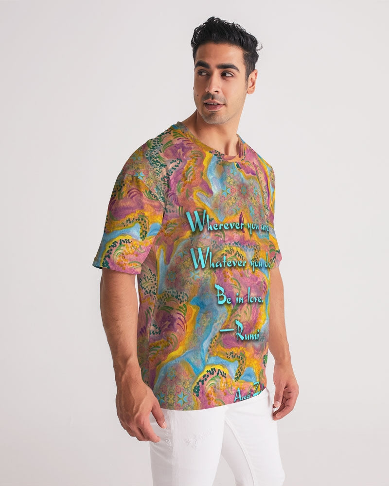 Around the world Men's Premium Heavyweight Tee