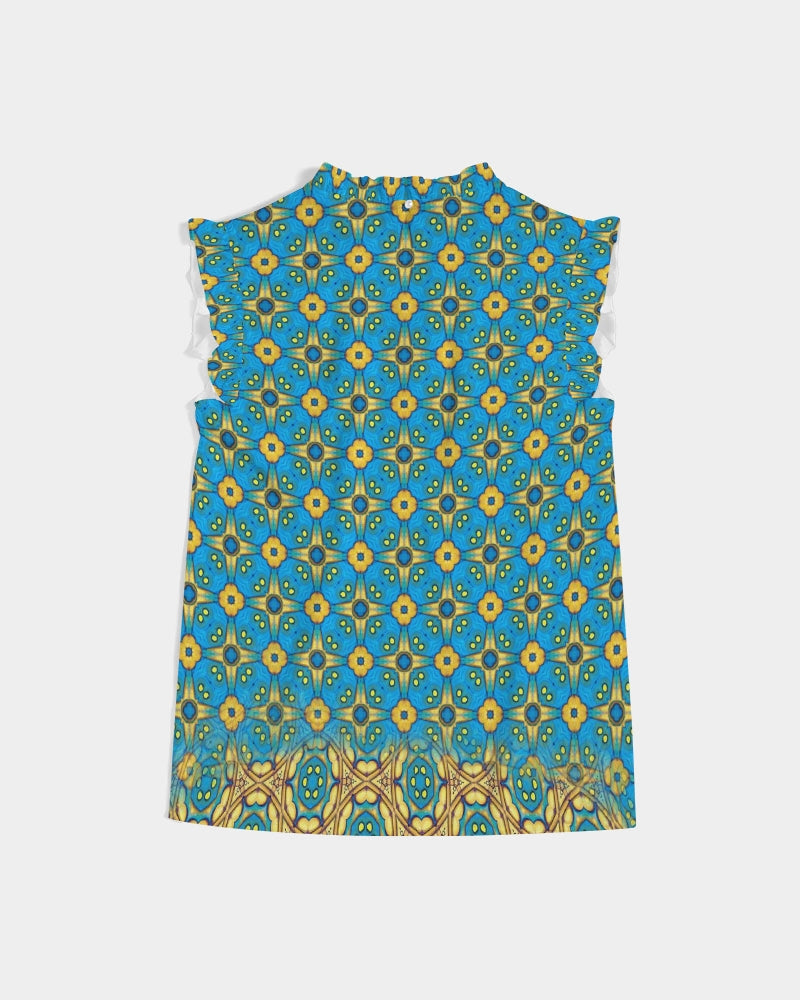 Jerusalem Sunshine Women's Ruffle Sleeve Top