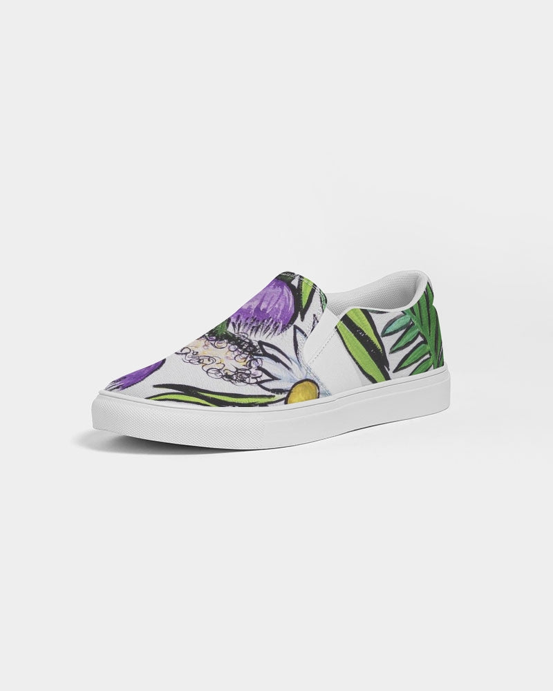 Thistles and Daisies Men's Slip-On Canvas Shoe
