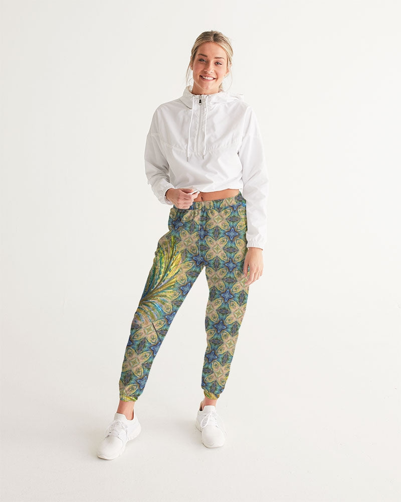 Yellow Wisps Mosaic Women's Track Pants