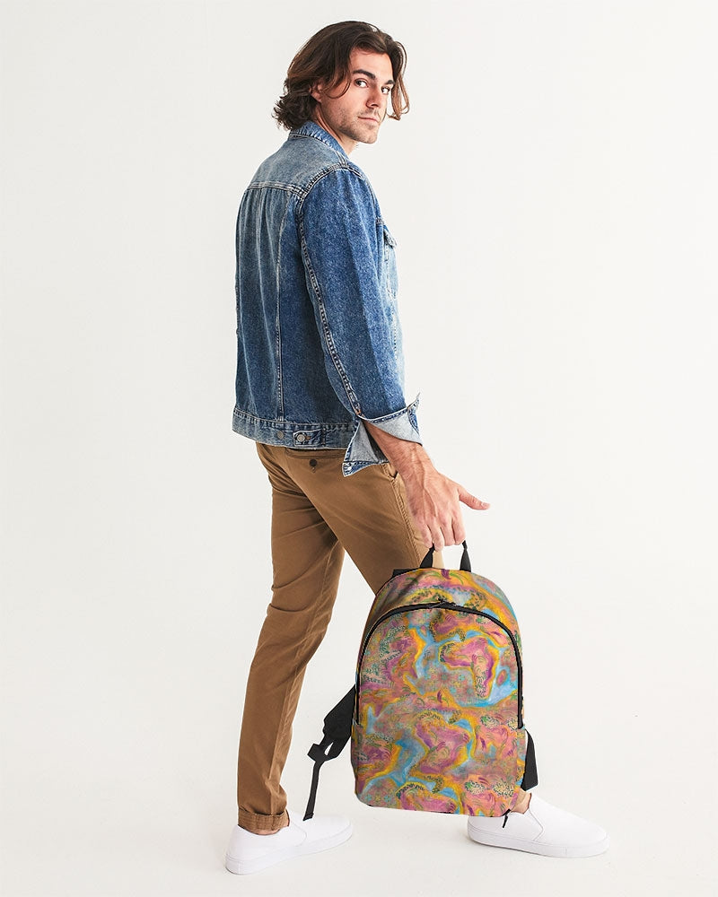 Around the world Large Backpack