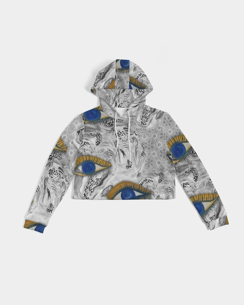 So Much to See Women's Cropped Hoodie