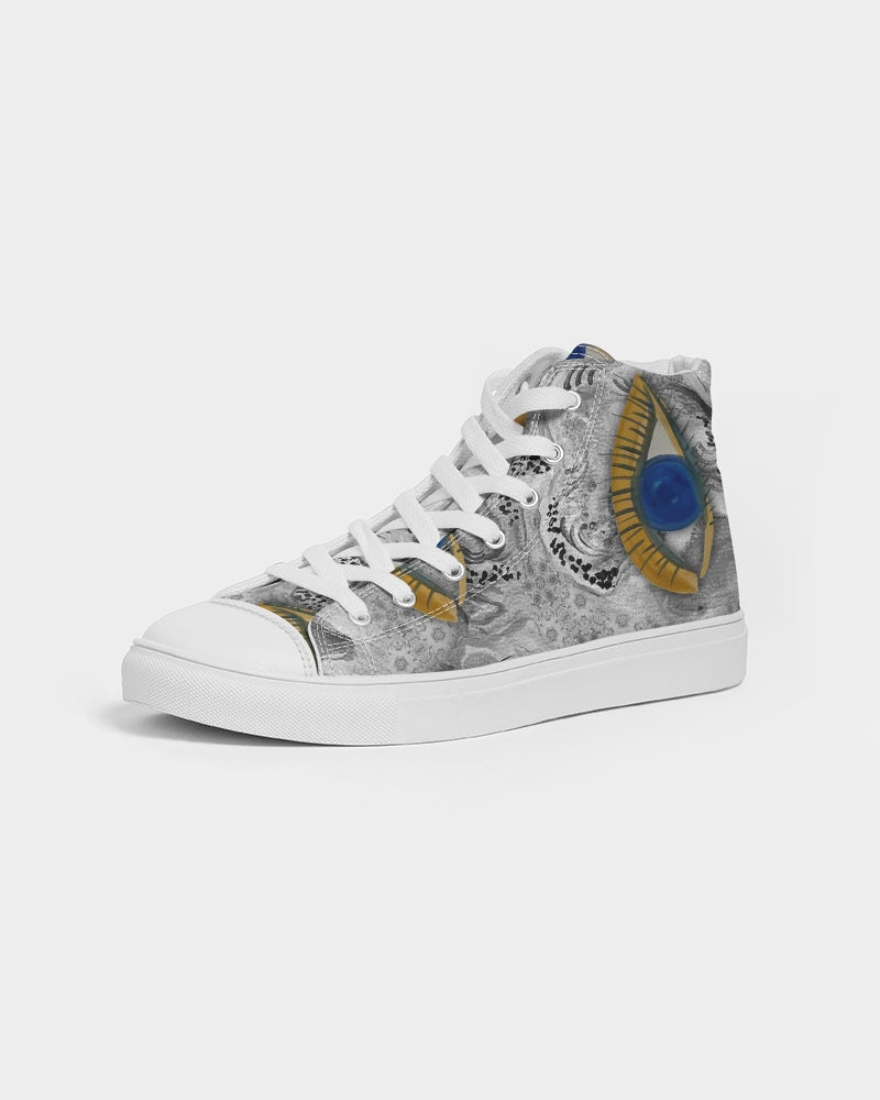 So Much to See Men's Hightop Canvas Shoe