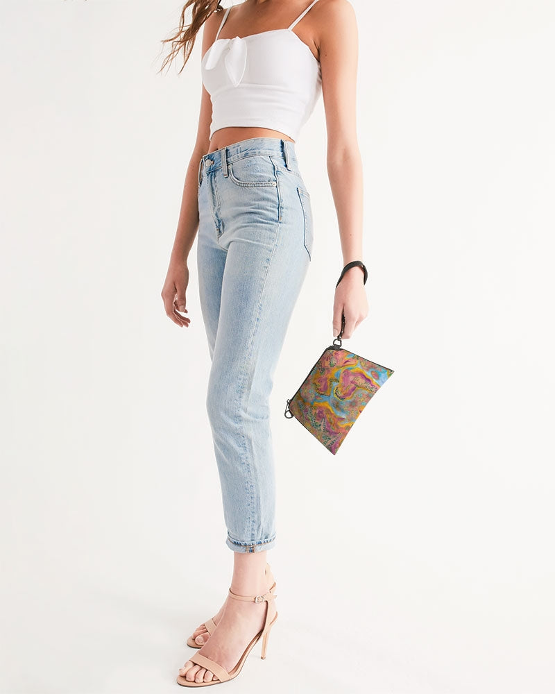 Around the world Wristlet