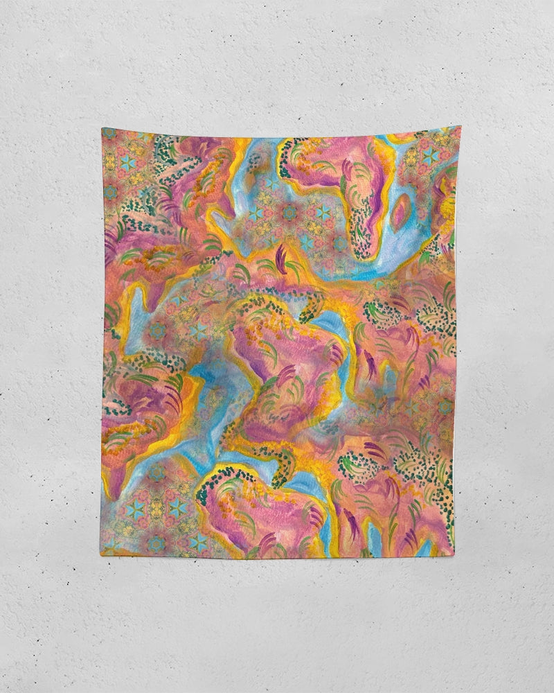 Around the world Tapestry 51"x60"