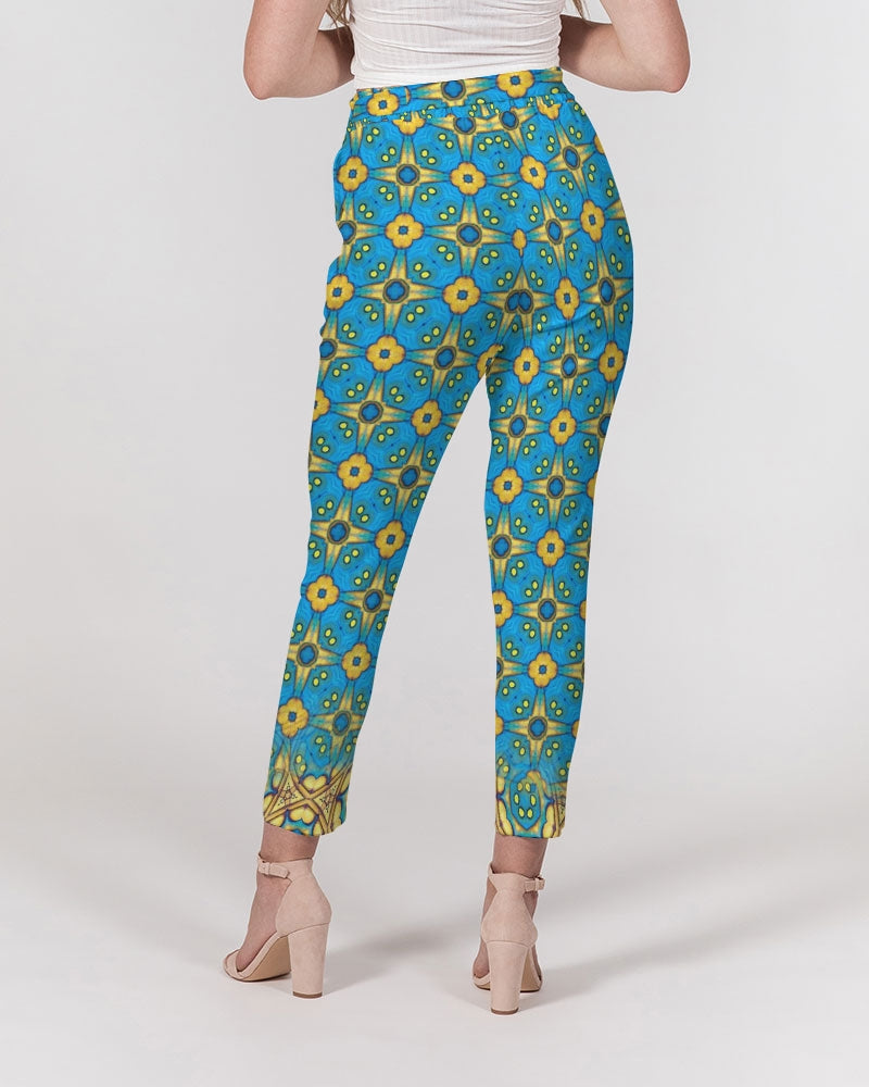 Jerusalem Sunshine Women's Belted Tapered Pants