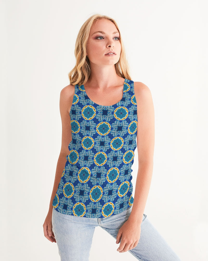 Blue Mosaic Women's Tank