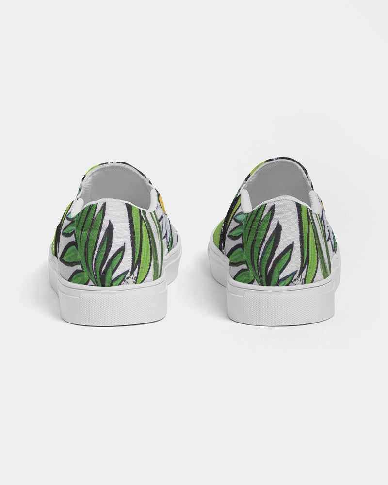 Thistles and Daisies Men's Slip-On Canvas Shoe