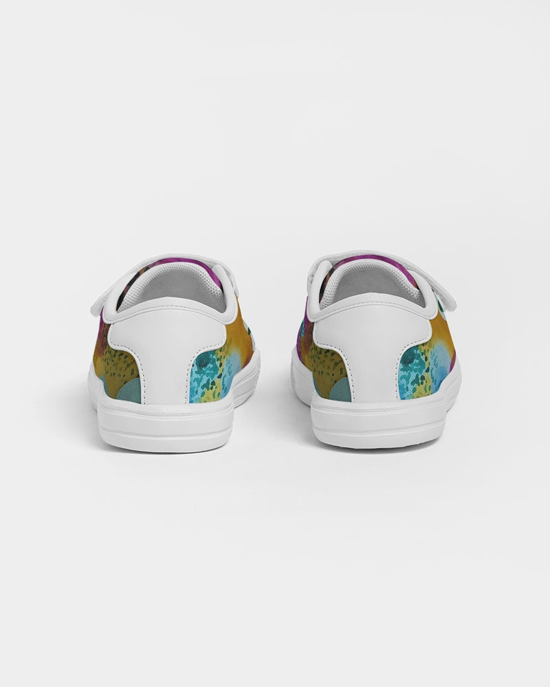 Watercolor Wonderland Kids Velcro Sneaker