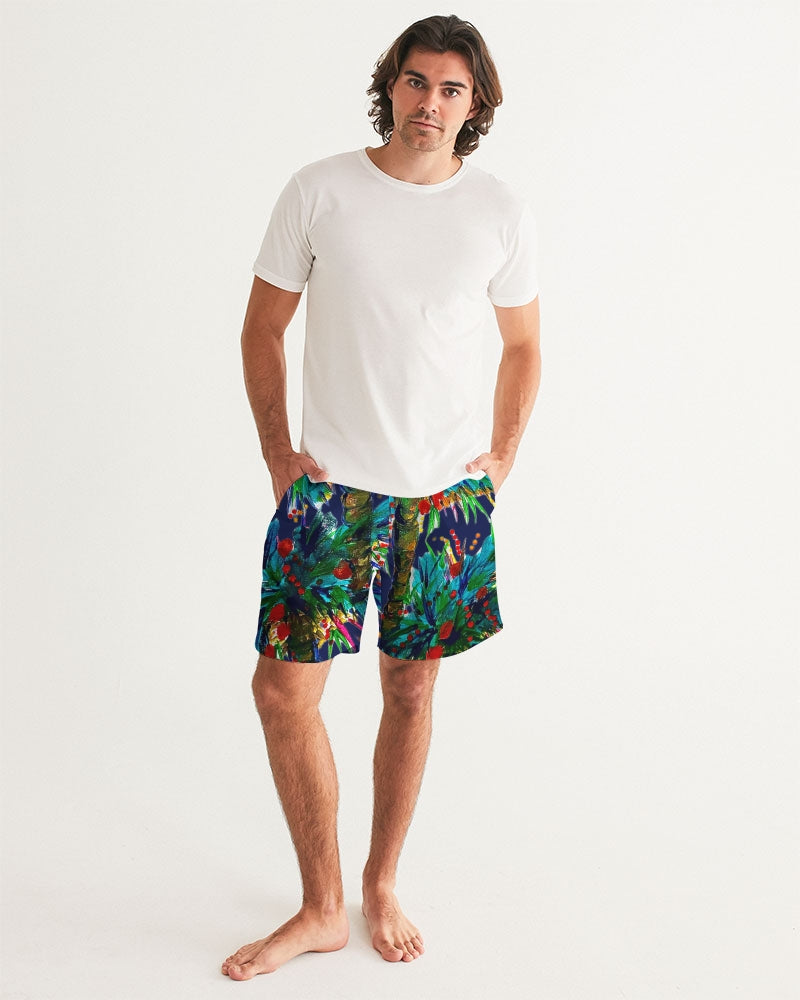 Palm Tree Oasis Men's Swim Trunk