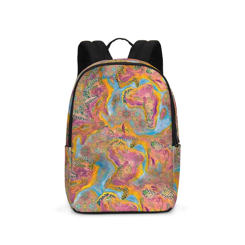 Around the world Large Backpack