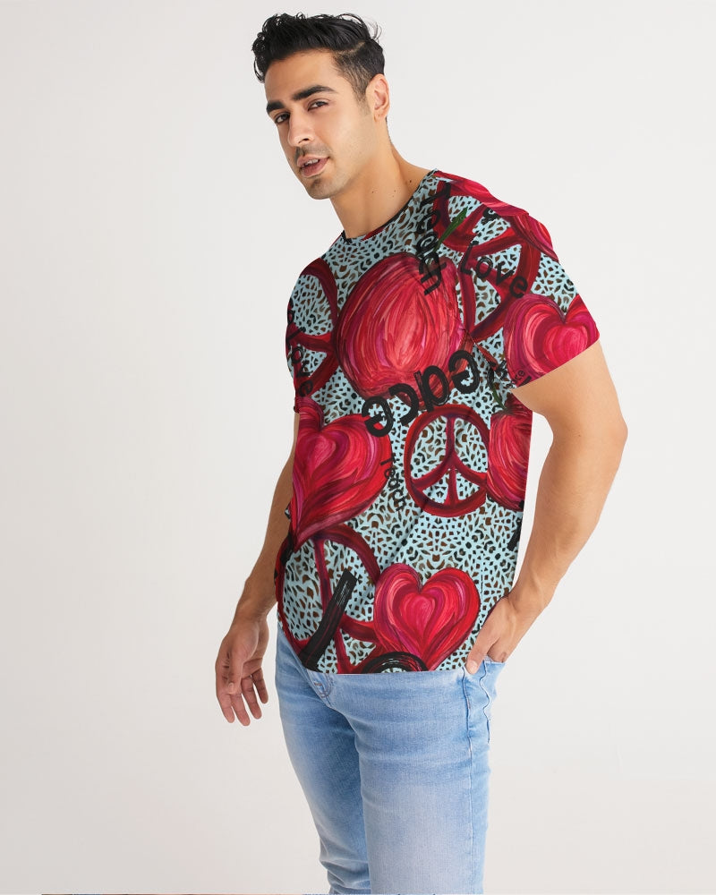 Love, Peace, Teach Men's Tee