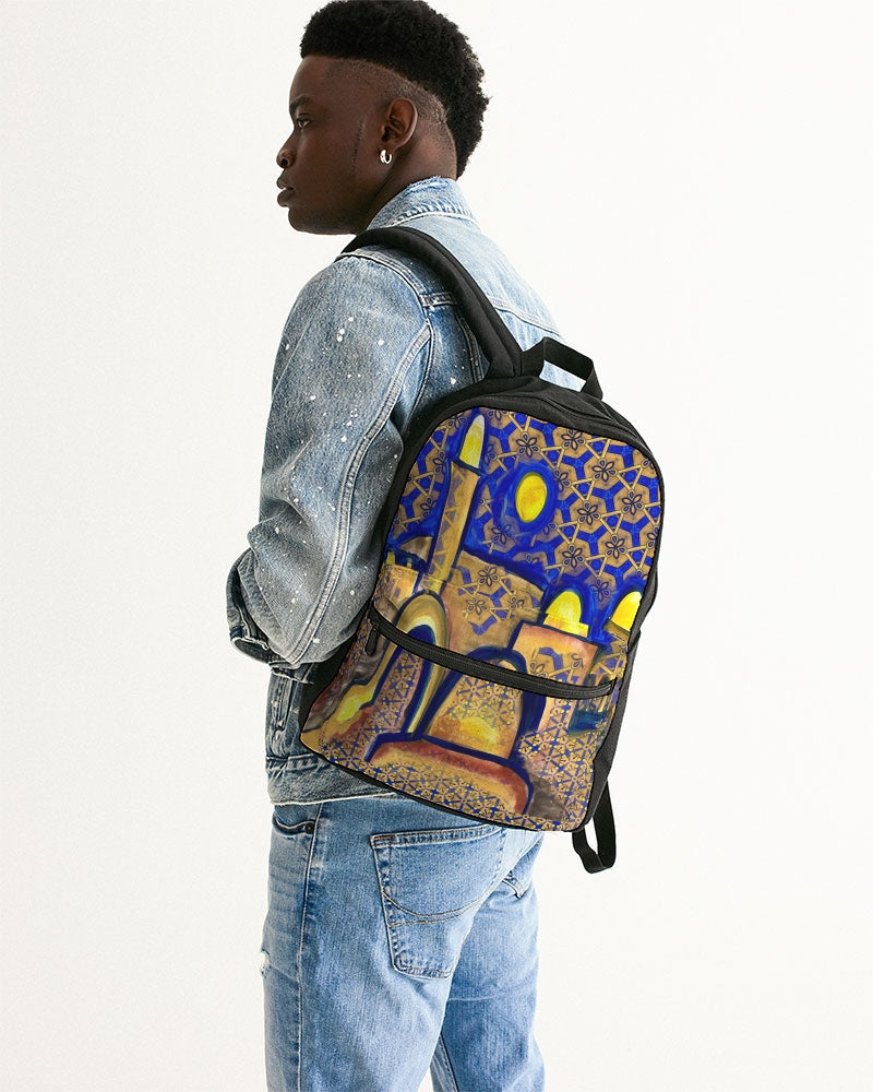 Jerusalem Evening Small Canvas Backpack