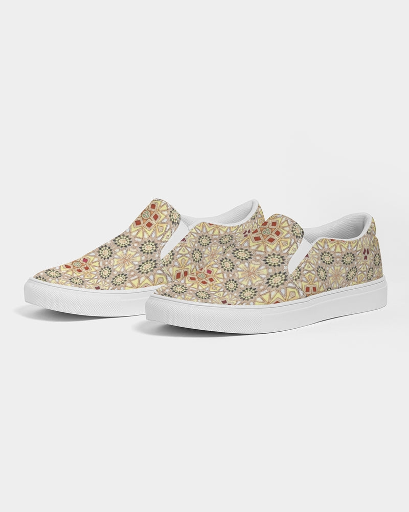 Islamic Geometric Design Women's Slip-On Canvas Shoe