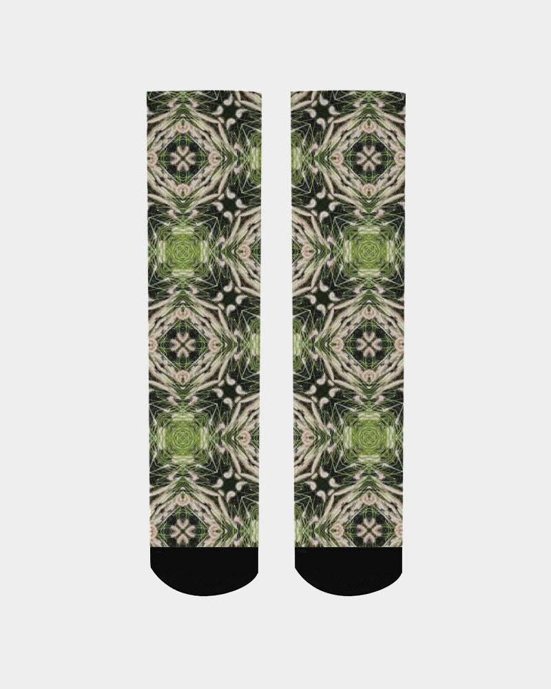 Green Kaleidoscope Men's Socks