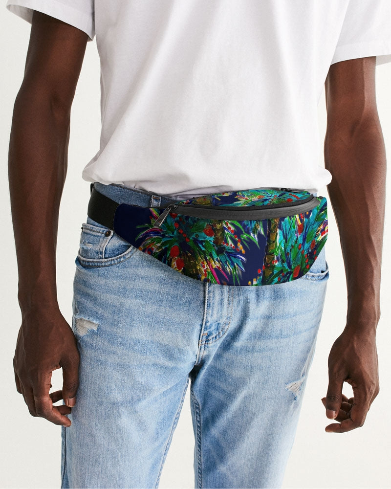 Palm Tree Oasis Crossbody Sling Bag