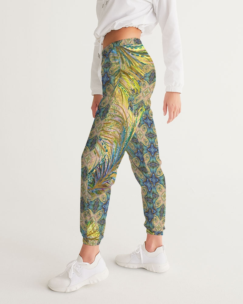 Yellow Wisps Mosaic Women's Track Pants