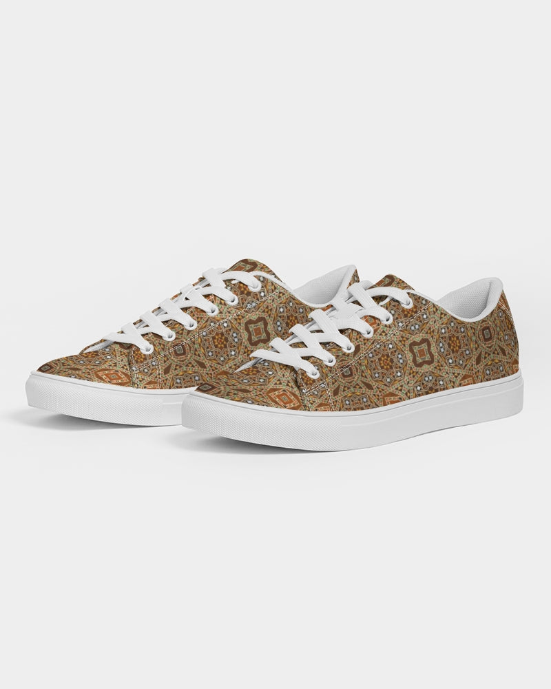 Syrian Mosaic Men's Faux-Leather Sneaker